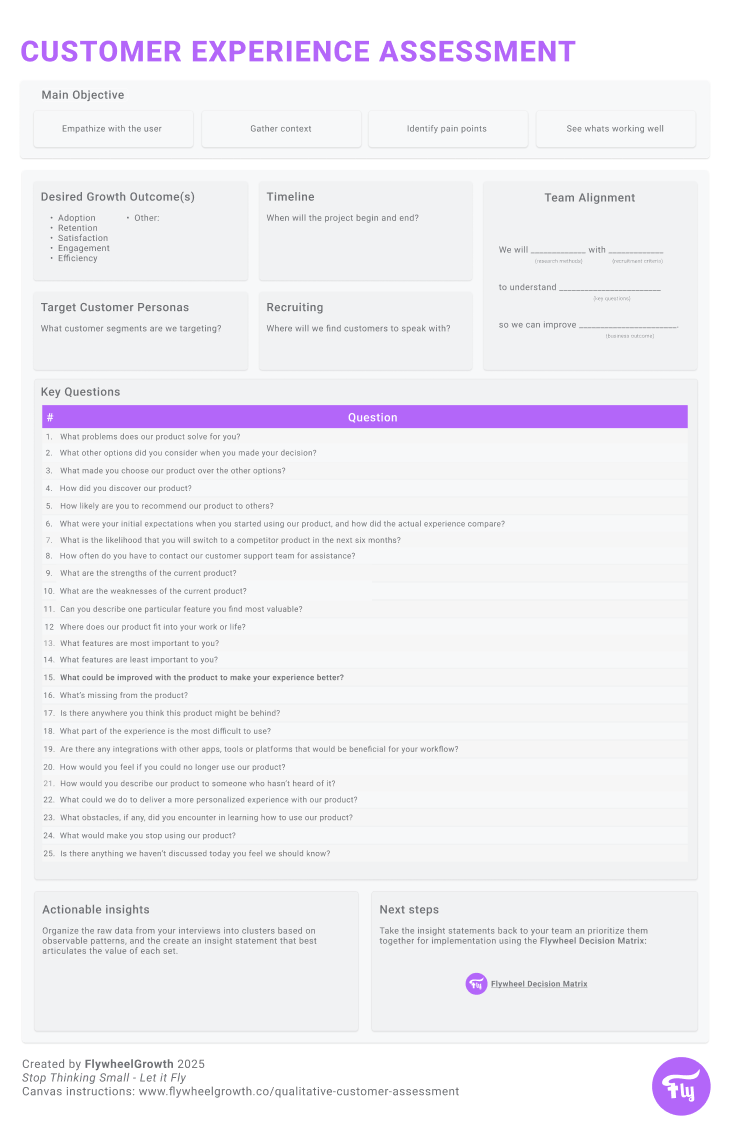 Flywheel CX Assessment